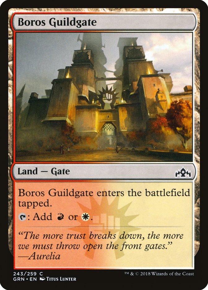 Boros Guildgate (#243) - (Foil): Guilds of Ravnica