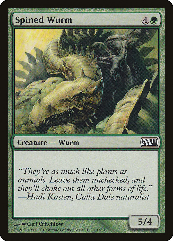 Spined Wurm: Magic 2011