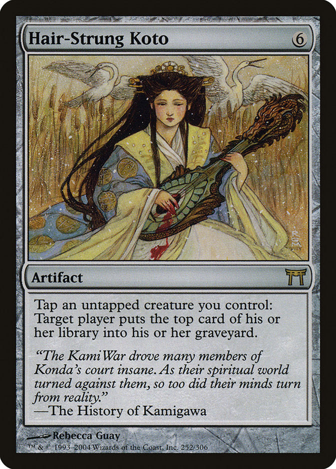 Hair-Strung Koto - (Foil): Champions of Kamigawa