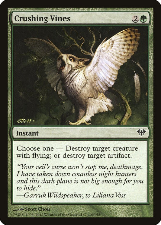 Crushing Vines - (Foil): Dark Ascension