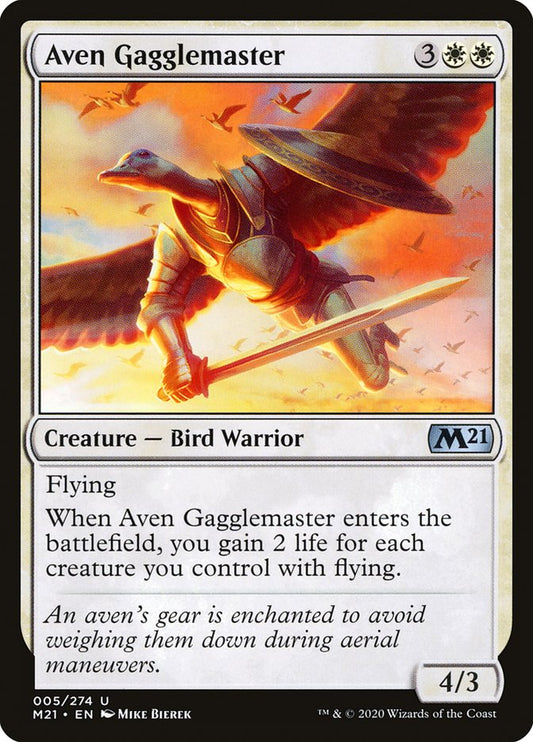 Aven Gagglemaster - (Foil): Core Set 2021