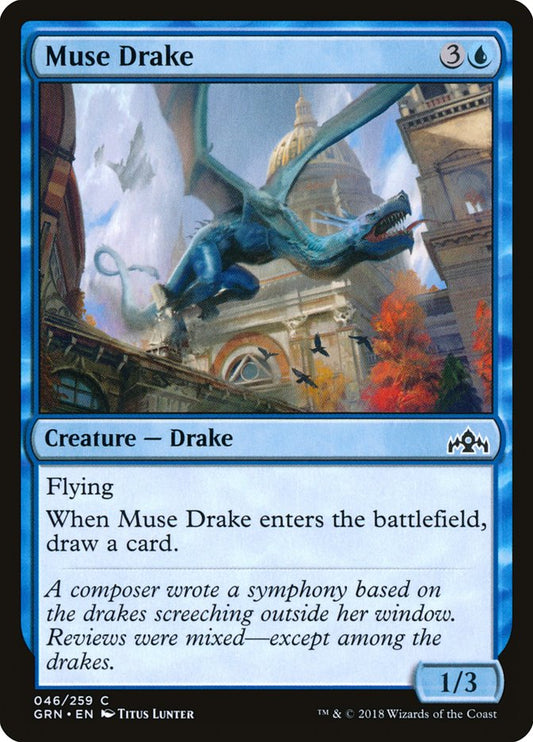 Muse Drake - (Foil): Guilds of Ravnica