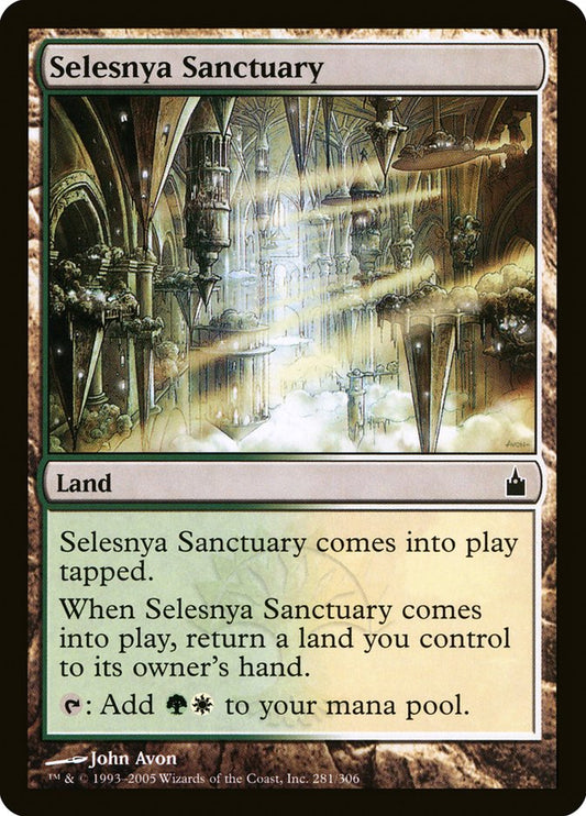 Selesnya Sanctuary - (Foil): Ravnica: City of Guilds