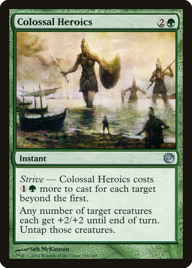 Colossal Heroics - (Foil): Journey into Nyx