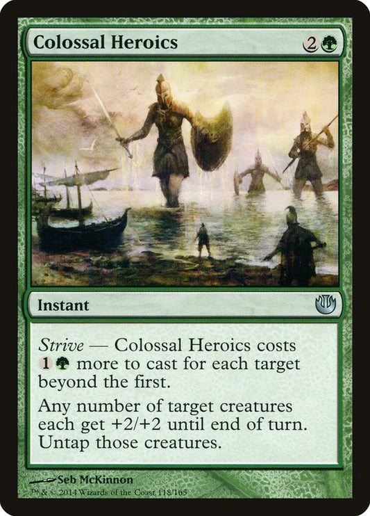 Colossal Heroics - (Foil): Journey into Nyx