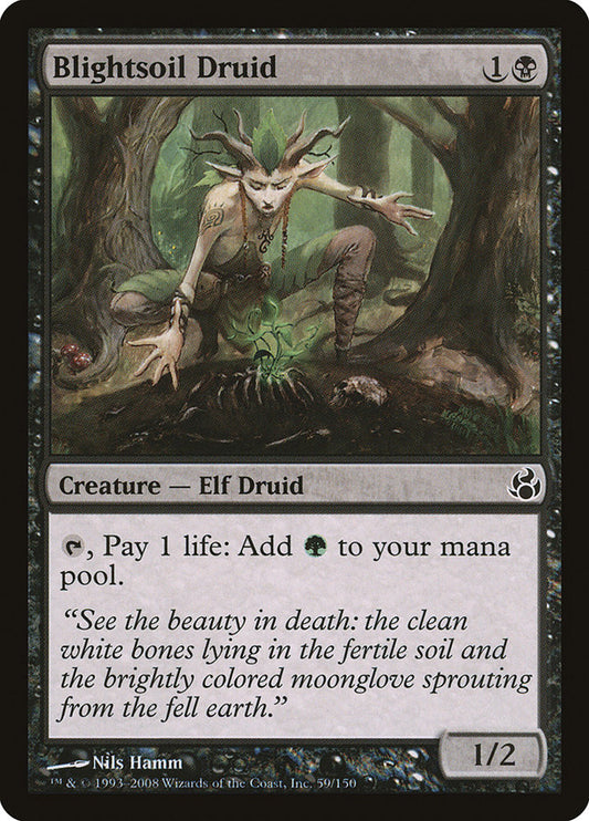 Blightsoil Druid - (Foil): Morningtide