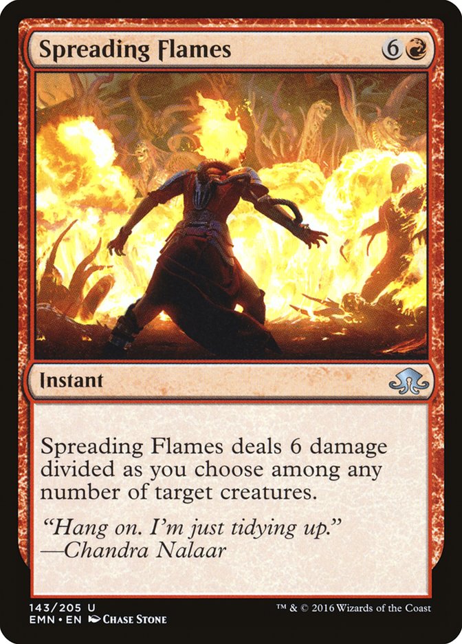 Spreading Flames - (Foil): Eldritch Moon