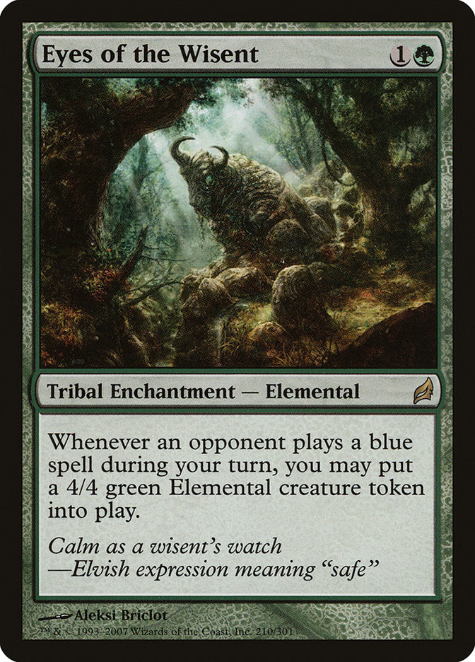 Eyes of the Wisent - (Foil): Lorwyn