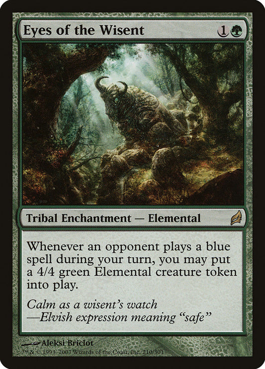 Eyes of the Wisent - (Foil): Lorwyn