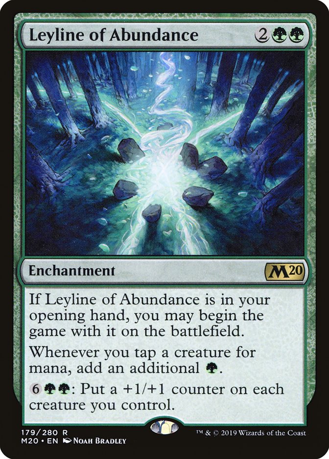 Leyline of Abundance - (Foil): Core Set 2020