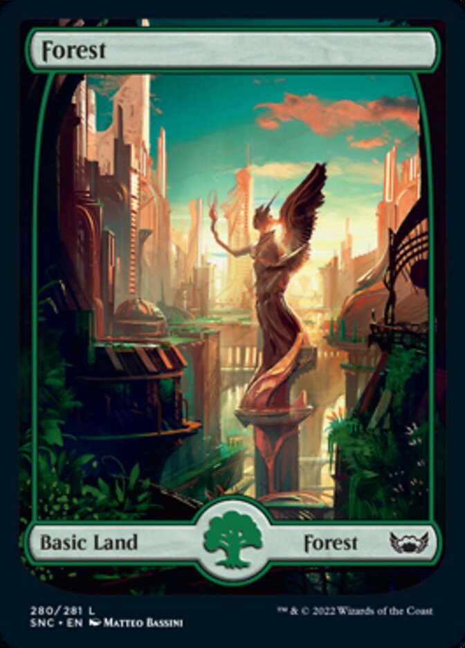 Forest (#280) (Full Art): Streets of New Capenna