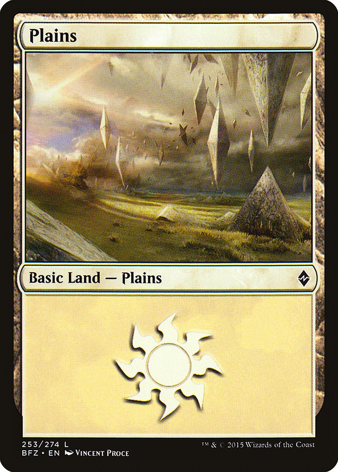 Plains (#253) (Regular Art): Battle for Zendikar