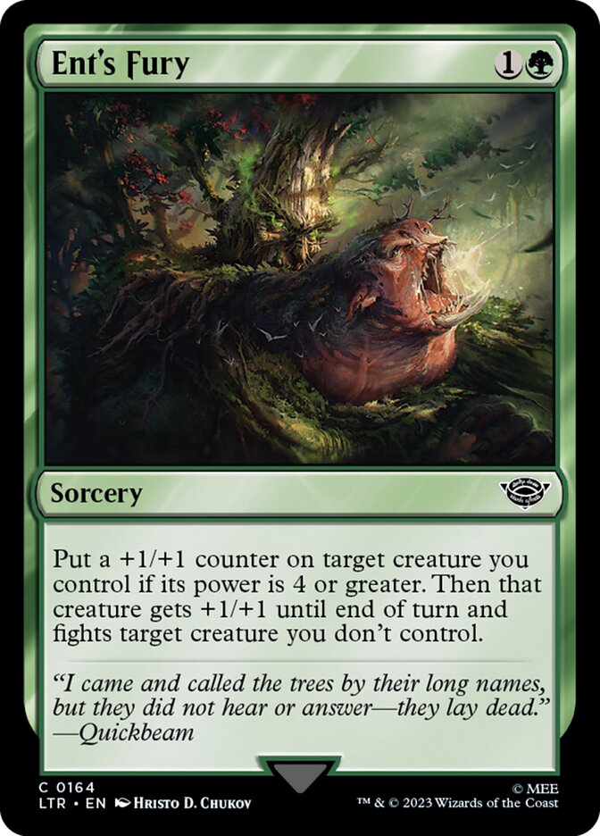 Ent's Fury - (Foil): The Lord of the Rings: Tales of Middle-earth