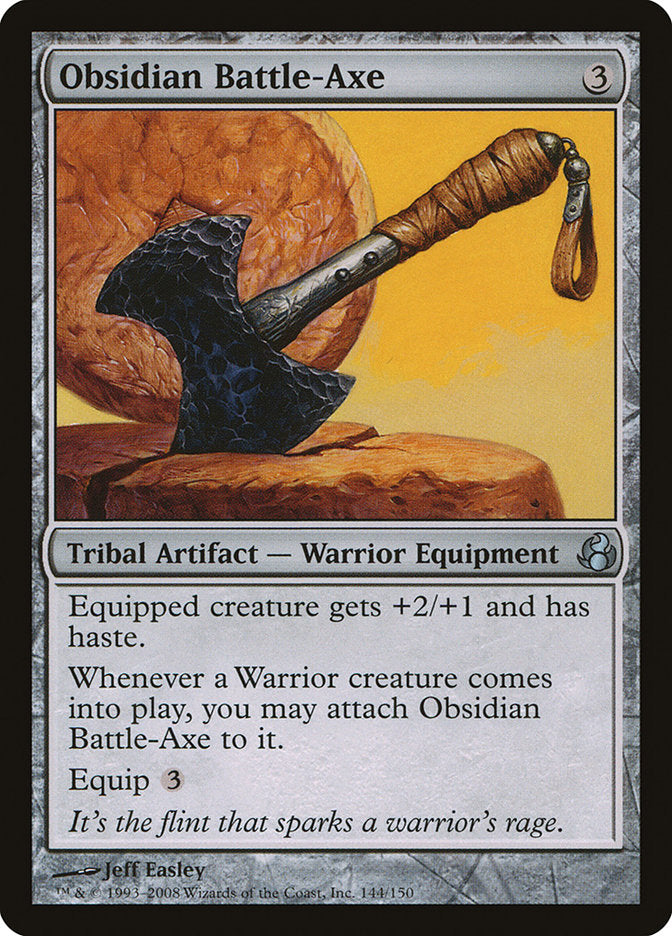 Obsidian Battle-Axe - (Foil): Morningtide