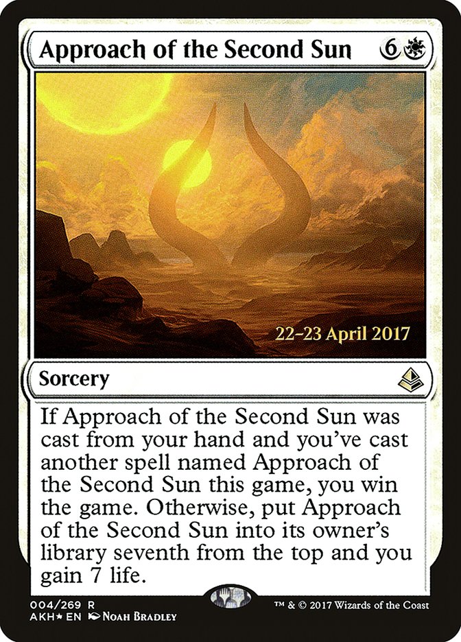 Approach of the Second Sun (Prerelease) (Amonkhet) - (Foil): Amonkhet Promos