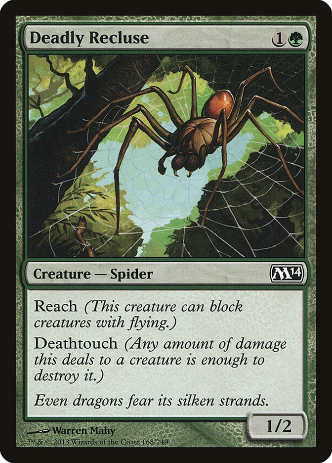 Deadly Recluse - (Foil): Magic 2014