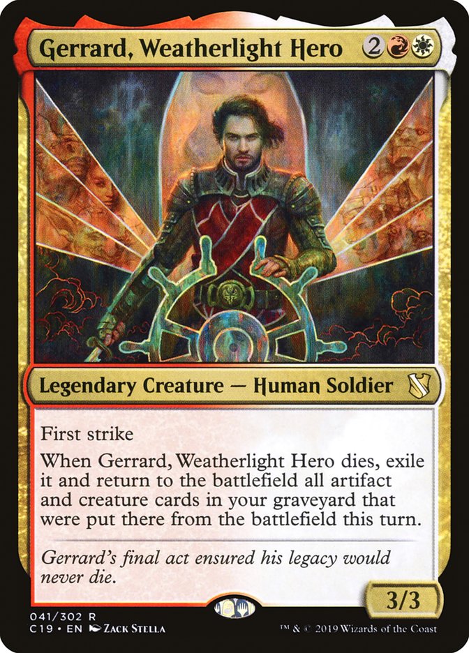 Gerrard, Weatherlight Hero: Commander 2019