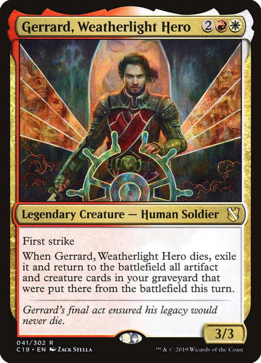 Gerrard, Weatherlight Hero: Commander 2019