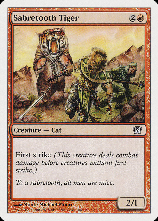 Sabretooth Tiger: Eighth Edition