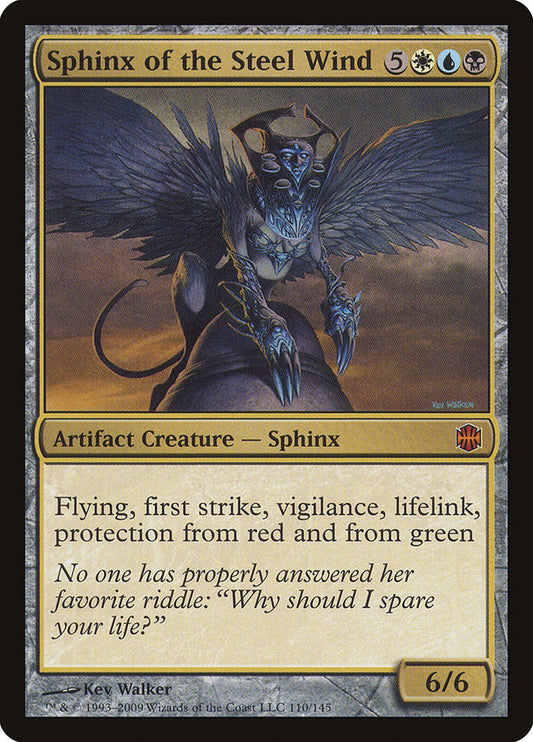 Sphinx of the Steel Wind - (Foil): Alara Reborn