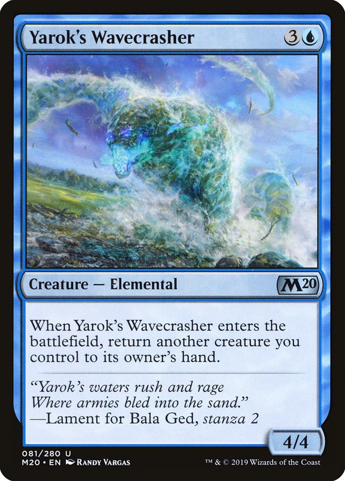 Yarok's Wavecrasher: Core Set 2020