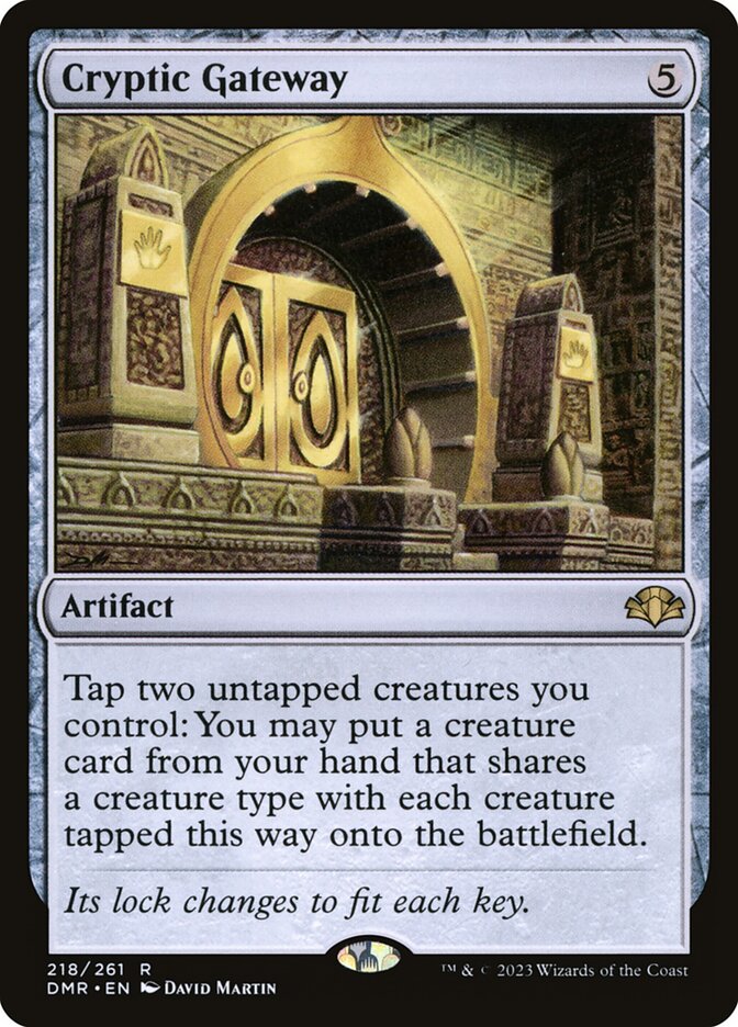 Cryptic Gateway - (Foil): Dominaria Remastered