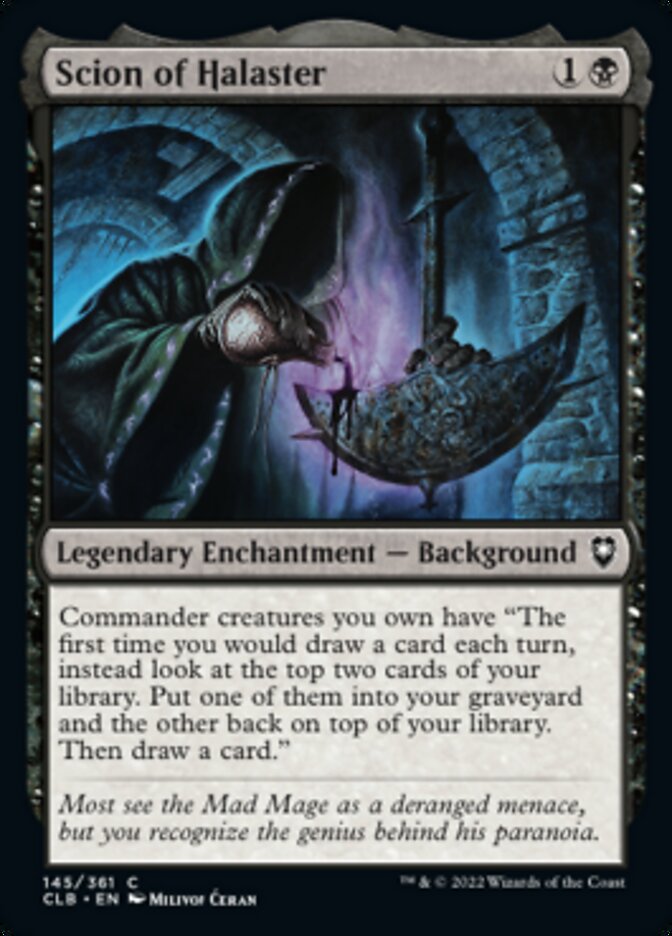 Scion of Halaster: Commander Legends: Battle for Baldur's Gate