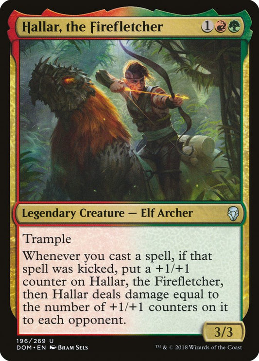 Hallar, the Firefletcher: Dominaria