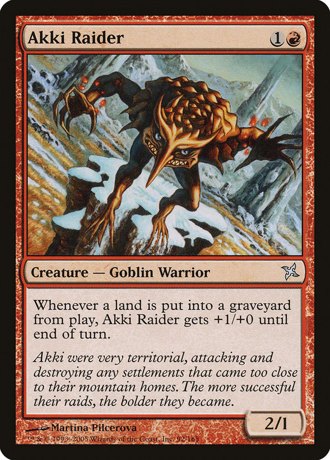 Akki Raider - (Foil): Betrayers of Kamigawa