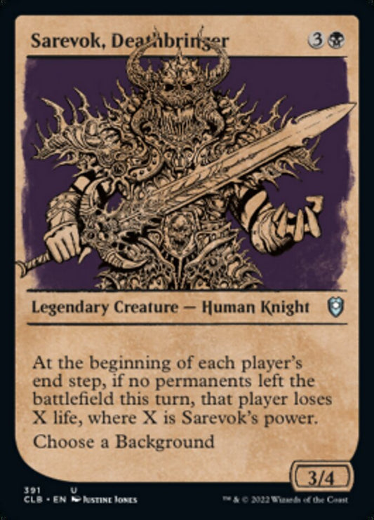 Sarevok, Deathbringer (Showcase): Commander Legends: Battle for Baldur's Gate