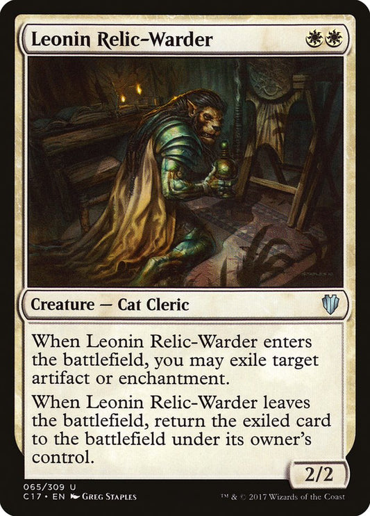 Leonin Relic-Warder: Commander 2017