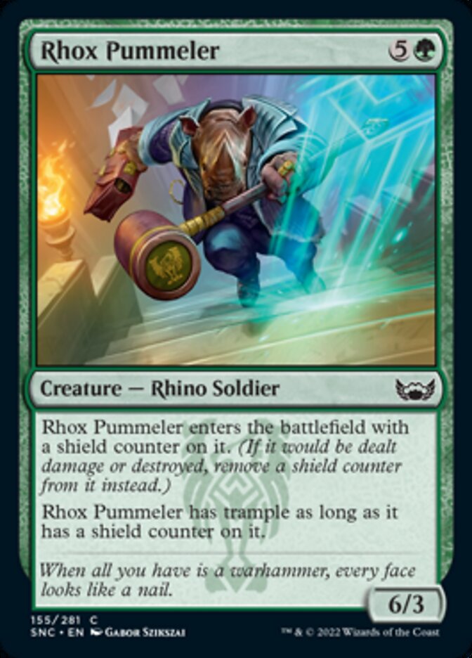 Rhox Pummeler - (Foil): Streets of New Capenna