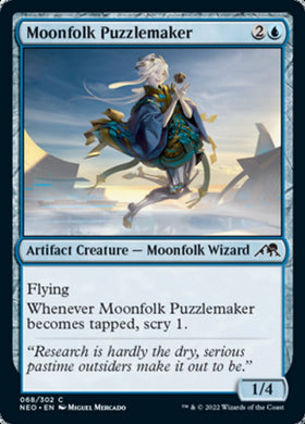 Moonfolk Puzzlemaker - (Foil): Kamigawa: Neon Dynasty