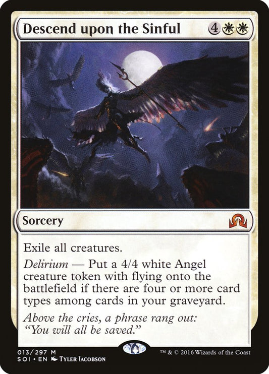 Descend upon the Sinful: Shadows over Innistrad