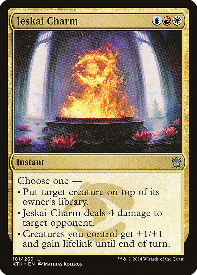 Jeskai Charm: Khans of Tarkir