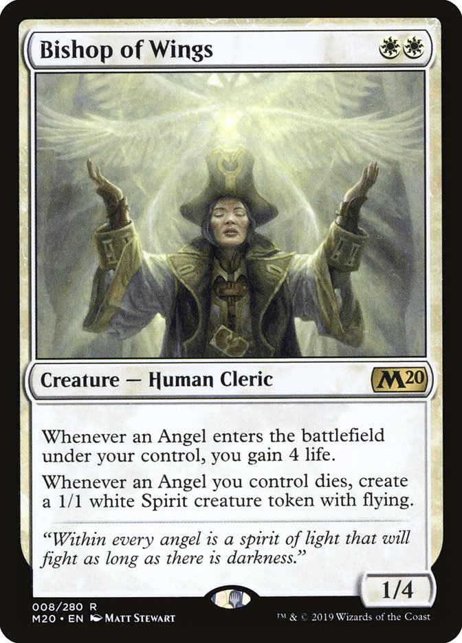 Bishop of Wings - (Foil): Core Set 2020