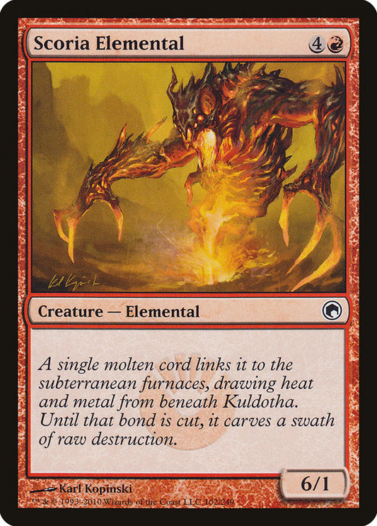Scoria Elemental: Scars of Mirrodin