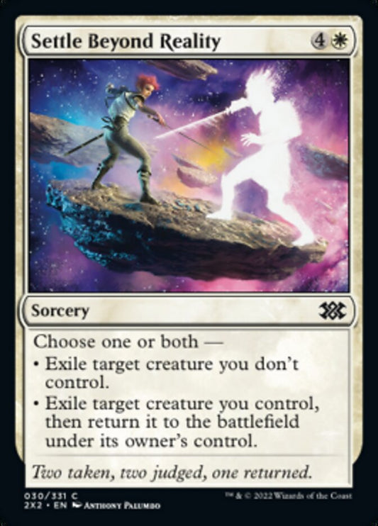 Settle Beyond Reality - (Foil): Double Masters 2022