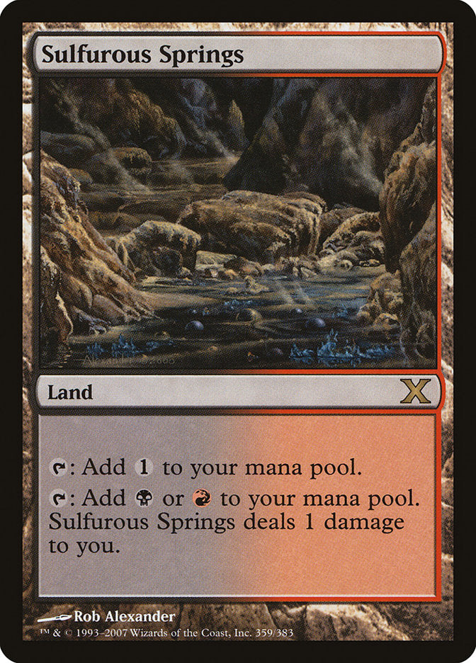 Sulfurous Springs - (Foil): Tenth Edition