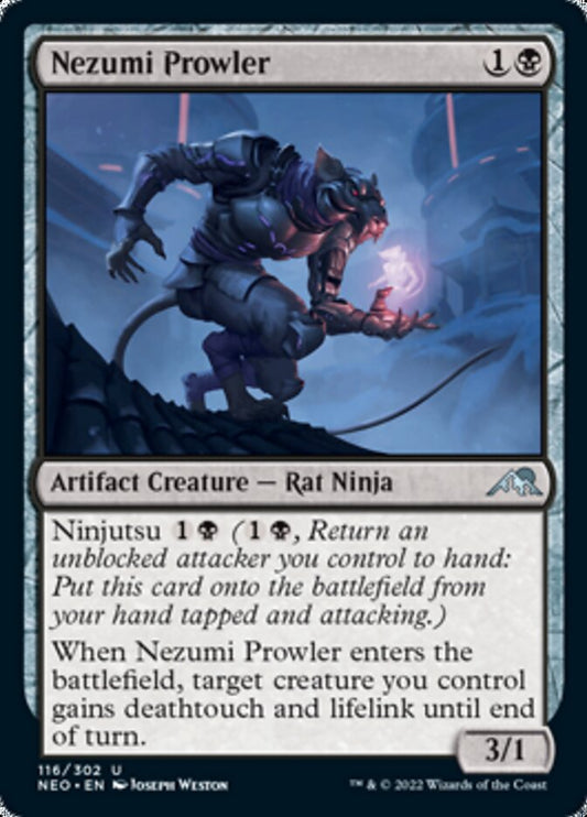 Nezumi Prowler - (Foil): Kamigawa: Neon Dynasty