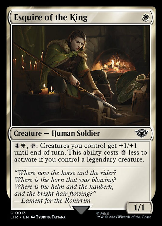 Esquire of the King - (Foil): The Lord of the Rings: Tales of Middle-earth