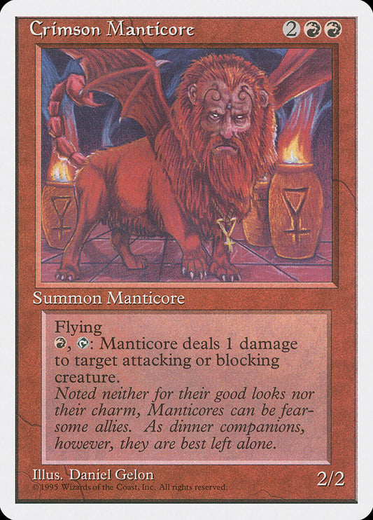 Crimson Manticore: Fourth Edition