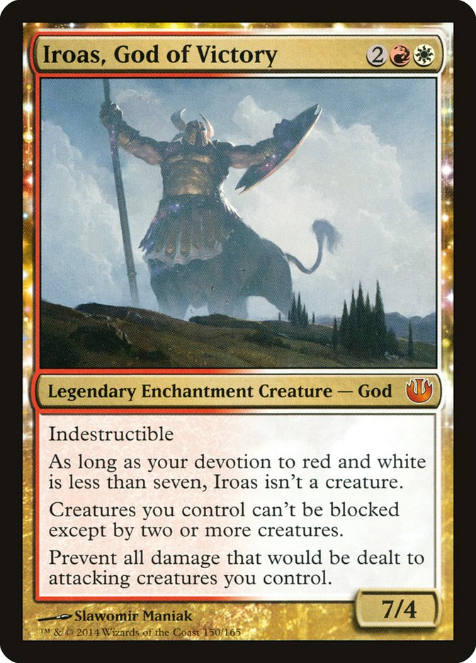 Iroas, God of Victory - (Foil): Journey into Nyx