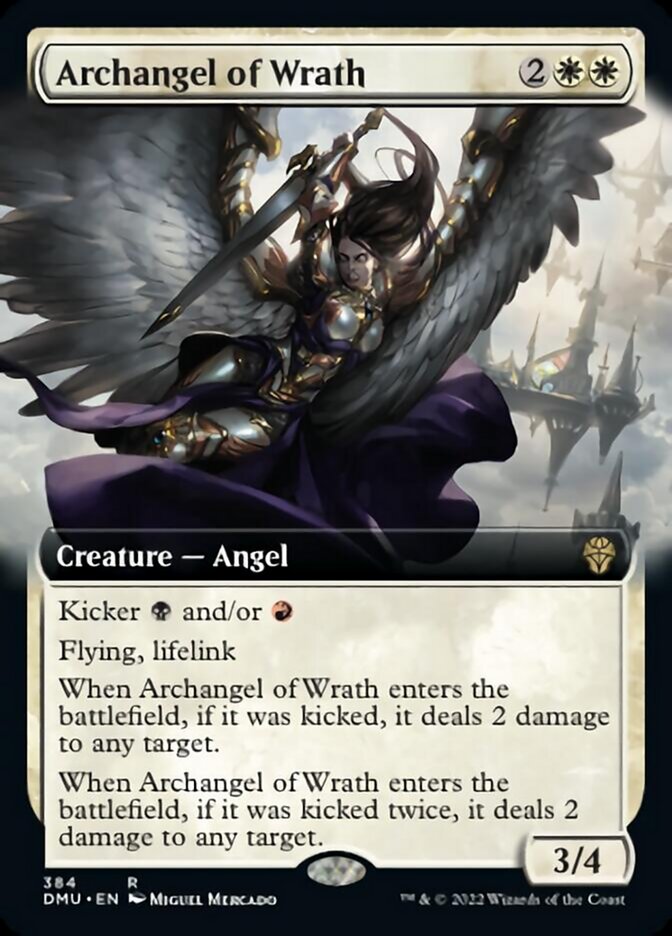 Archangel of Wrath (Extended Art): Dominaria United
