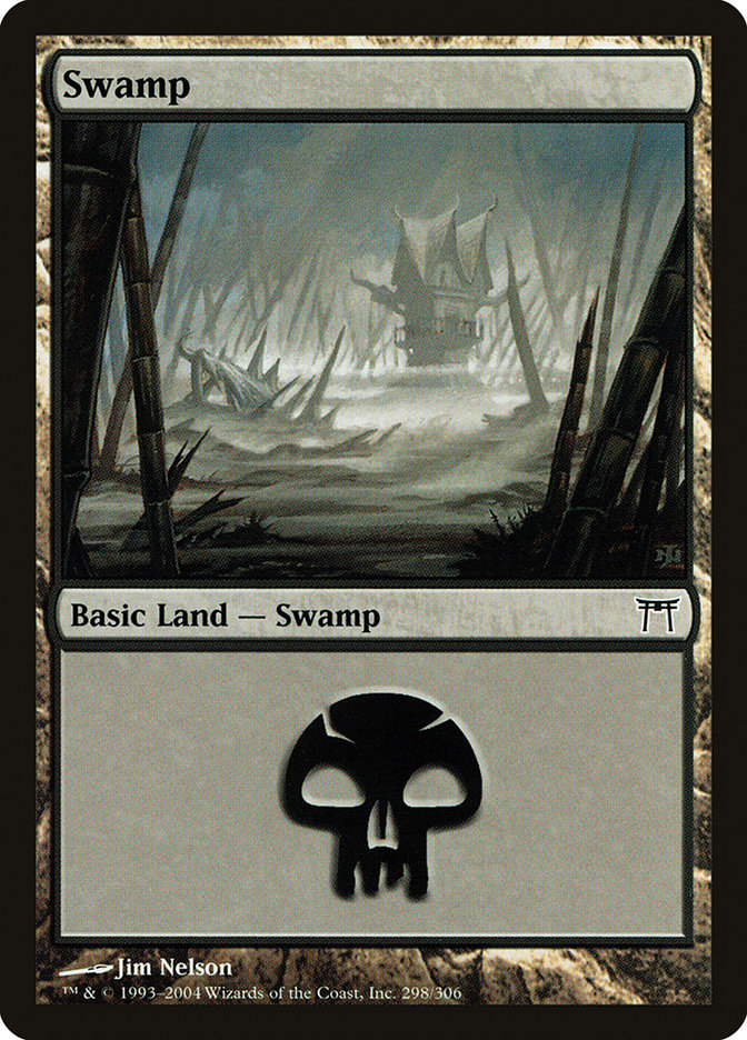 Swamp (#298): Champions of Kamigawa