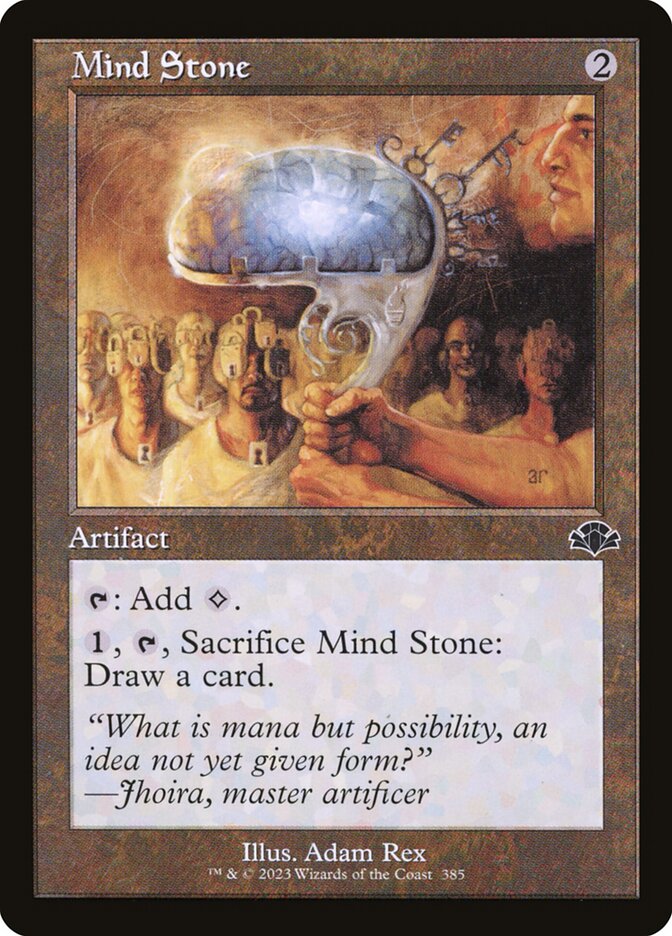 Mind Stone (Retro Frame): Dominaria Remastered