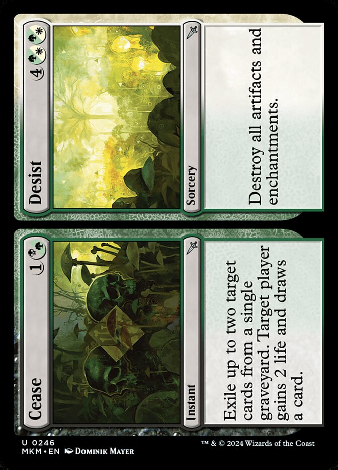 Cease // Desist - (Foil): Murders at Karlov Manor