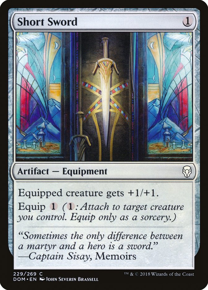 Short Sword - (Foil): Dominaria