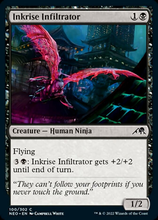 Inkrise Infiltrator - (Foil): Kamigawa: Neon Dynasty