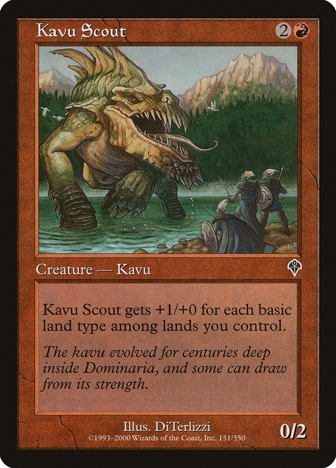 Kavu Scout - (Foil): Invasion